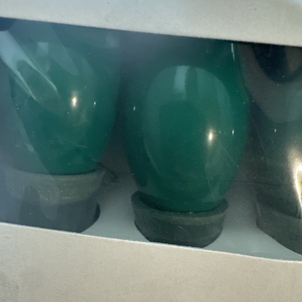 Seasonal Specialties 25 Green CERAMIC OUTDOOR Christmas Light Sets 1996 (2) - Picture 4 of 11